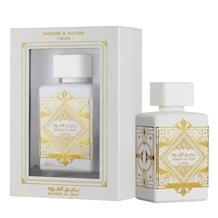 Lattafa Badee Al Oud Honor & Glory 100ml EDP – Parfum Dulce Exotic Unisex, Ananas și Vanilie, Persistent