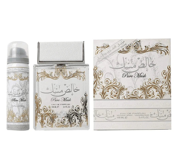 Lattafa Pure Musk 100ml EDP – Parfum Unisex Curat, Moscat, Delicat și Persistent