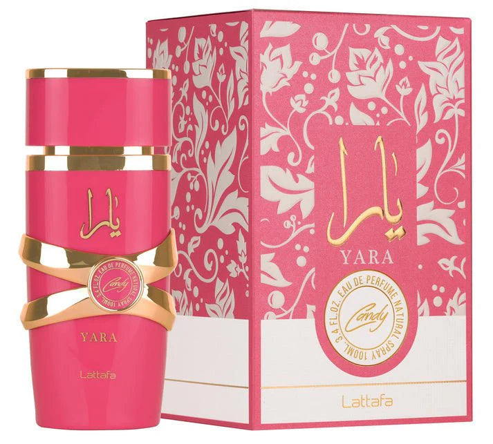 Lattafa Yara Candy 100ml EDP – Parfum Femei Dulce Fructat, Jucăuș și Persistent