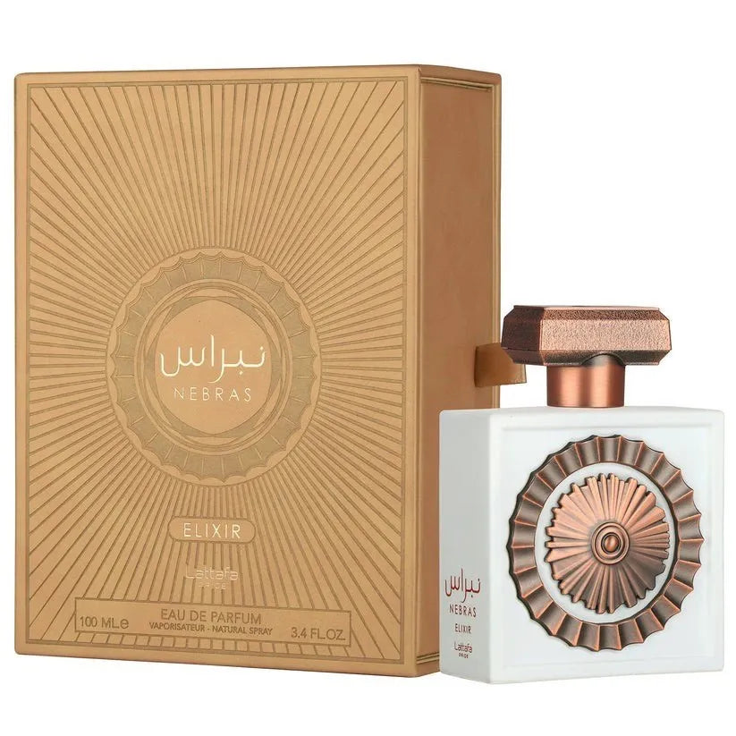 Lattafa Nebras Elixir 100ml EDP – Parfum Dulce Vanilat Unisex, Intens și Persistent